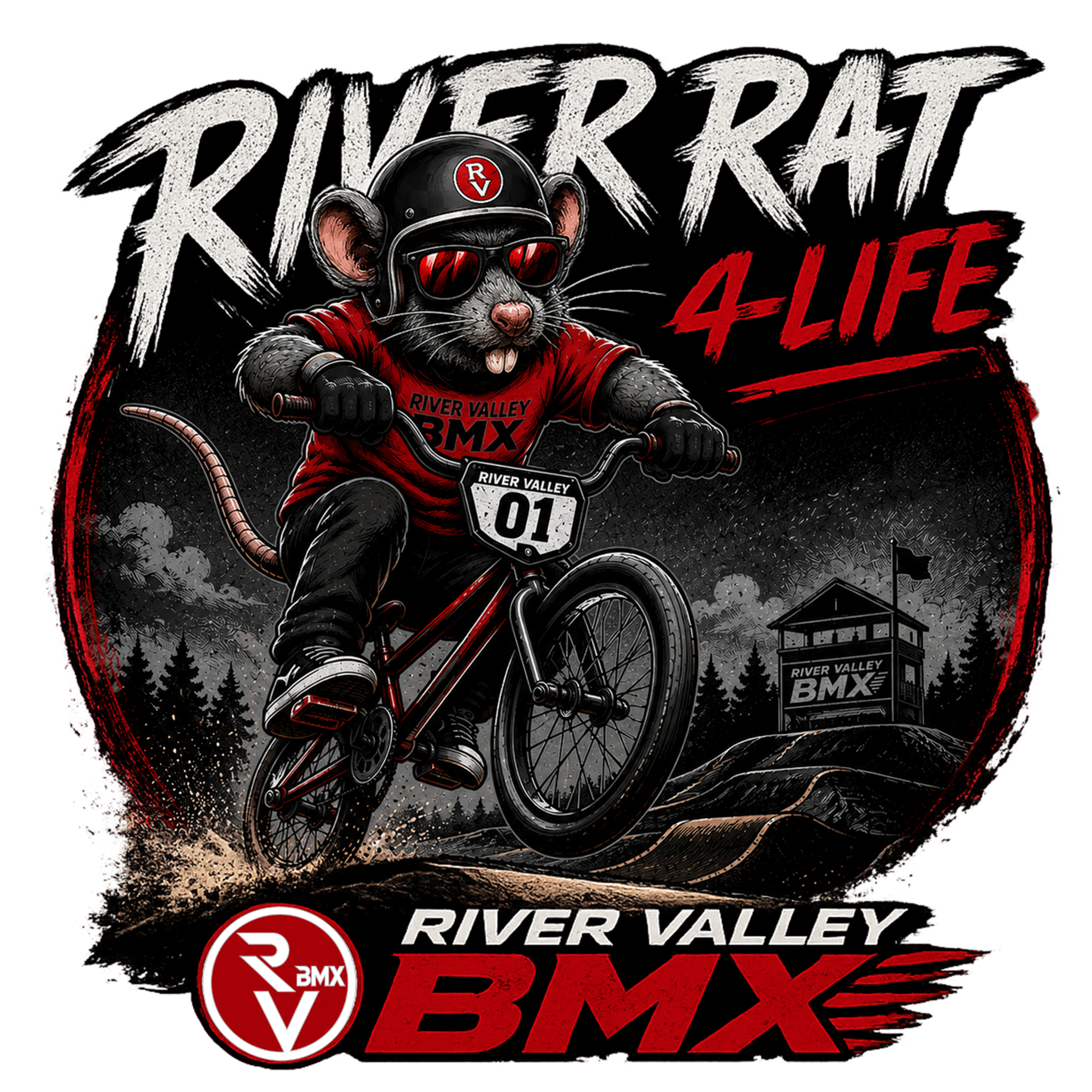 River Rat 4 Life artwork